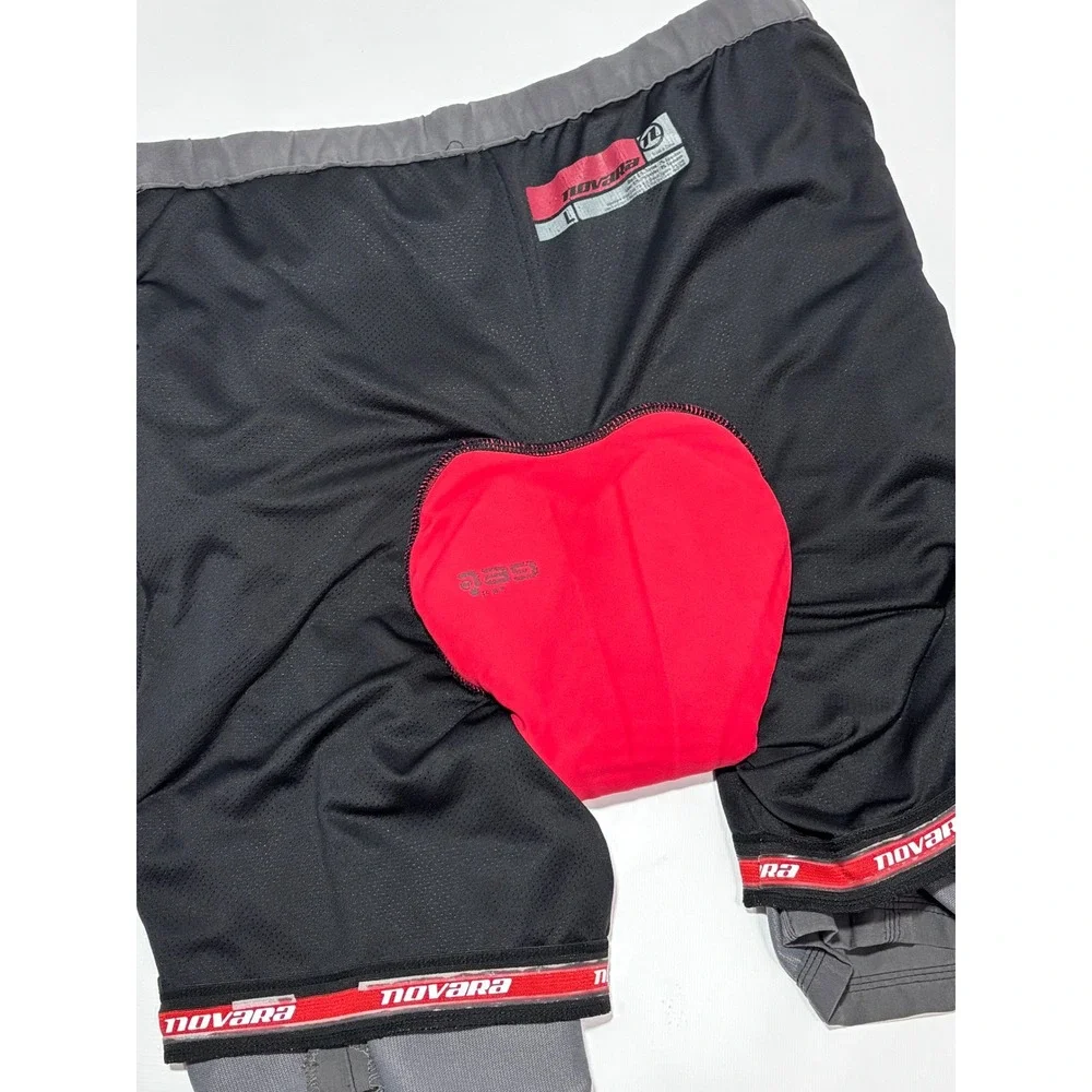 NOVARA Set of 3 Men's Cycling Shorts Padded Liner Black Gray Cargo Style Size‎ L